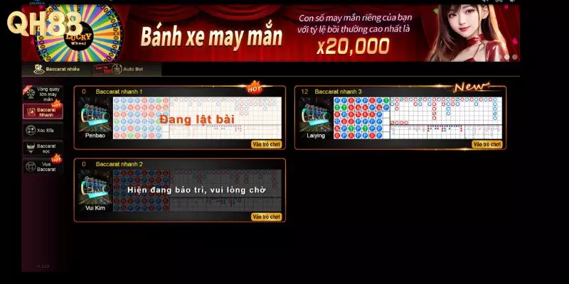 Giới thiệu game Baccarat QH88