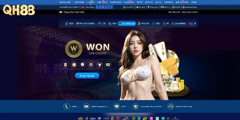 Sảnh Casino QH88