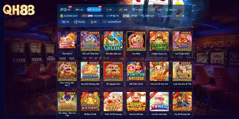 Tổng hợp các game hot tại sảnh FC Fachai QH88